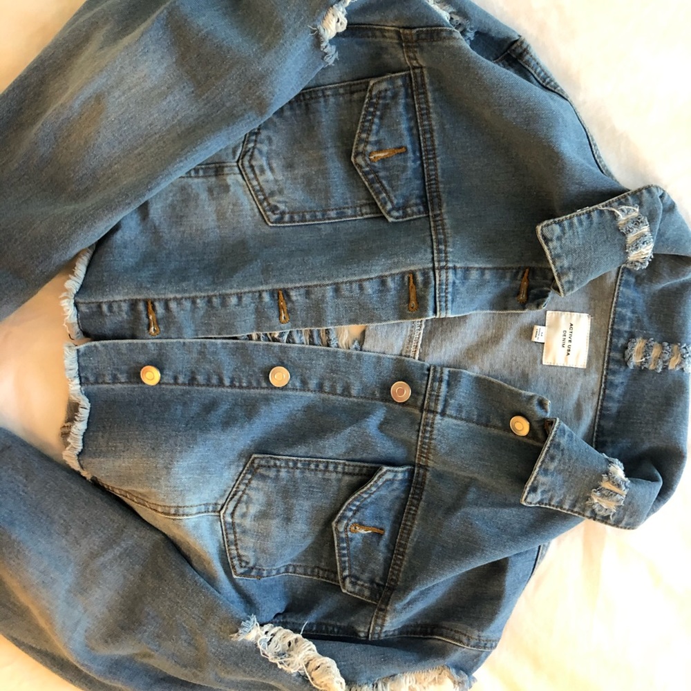 Cropped Denim Jacket
